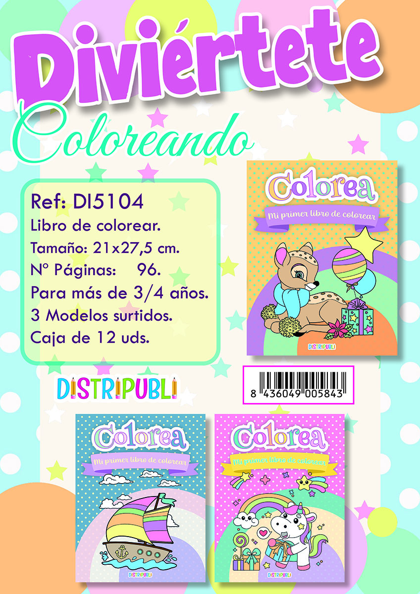 CE-LIBRO DE COLOREAR 96 Paginas