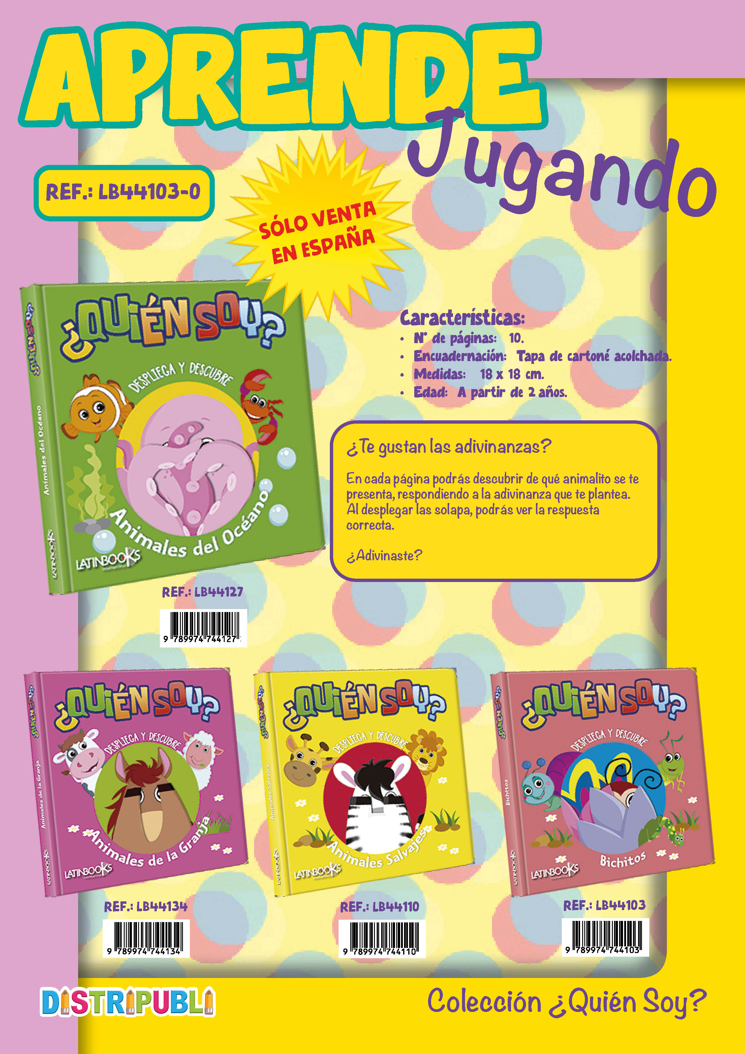 IN-QUIEN SOY – APRENDE JUGANDO. 4 TIT.