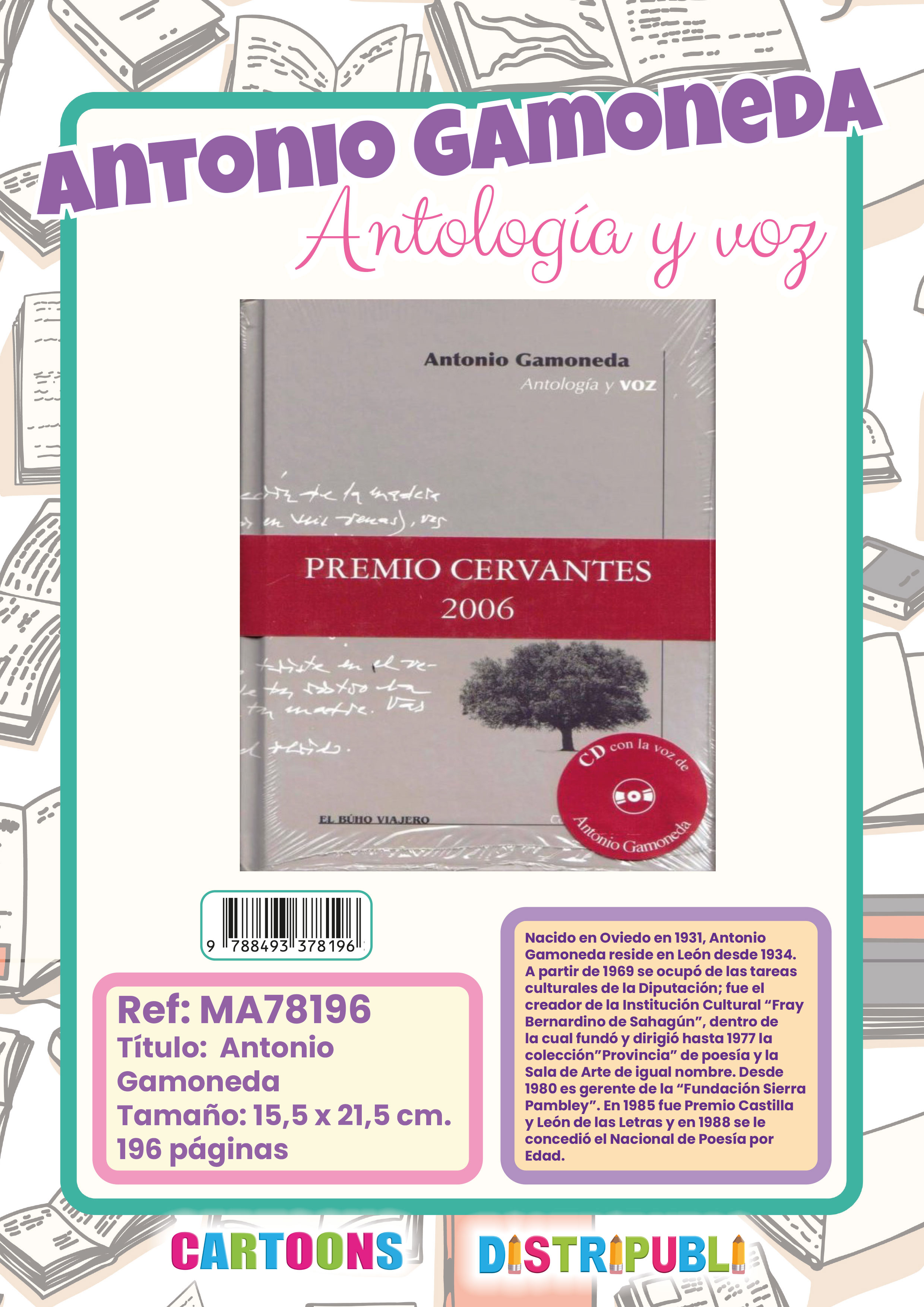 ANTONIO GAMONEDA ANTOLOGIA Y VOZ