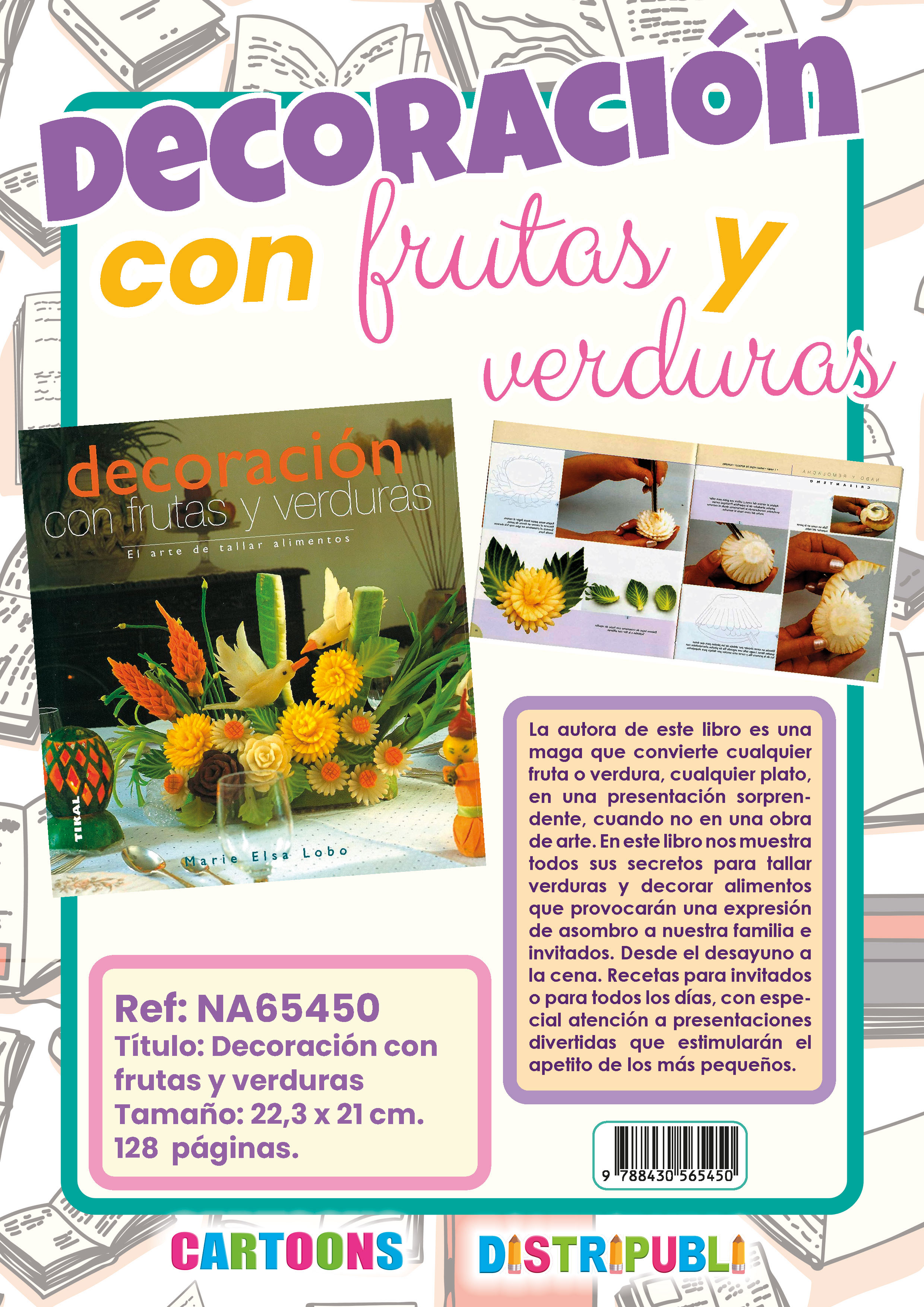 DECORACIÓN CON FRUTAS Y VERDURAS