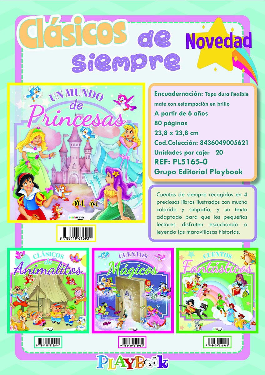 IN-CLÁSICOS DE SIEMPRE. 4 TÍTULOS