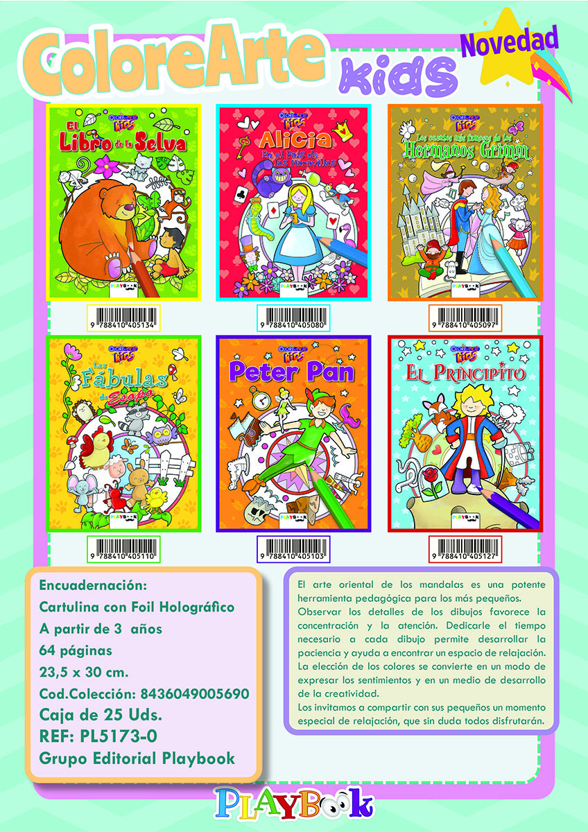 IN-COLORE ARTE KIDS 6 TITULOS