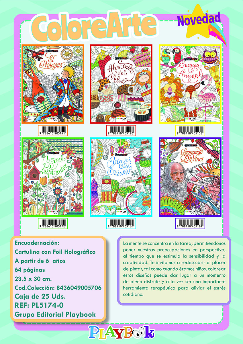 IN-COLORE ARTE 6 TITULOS