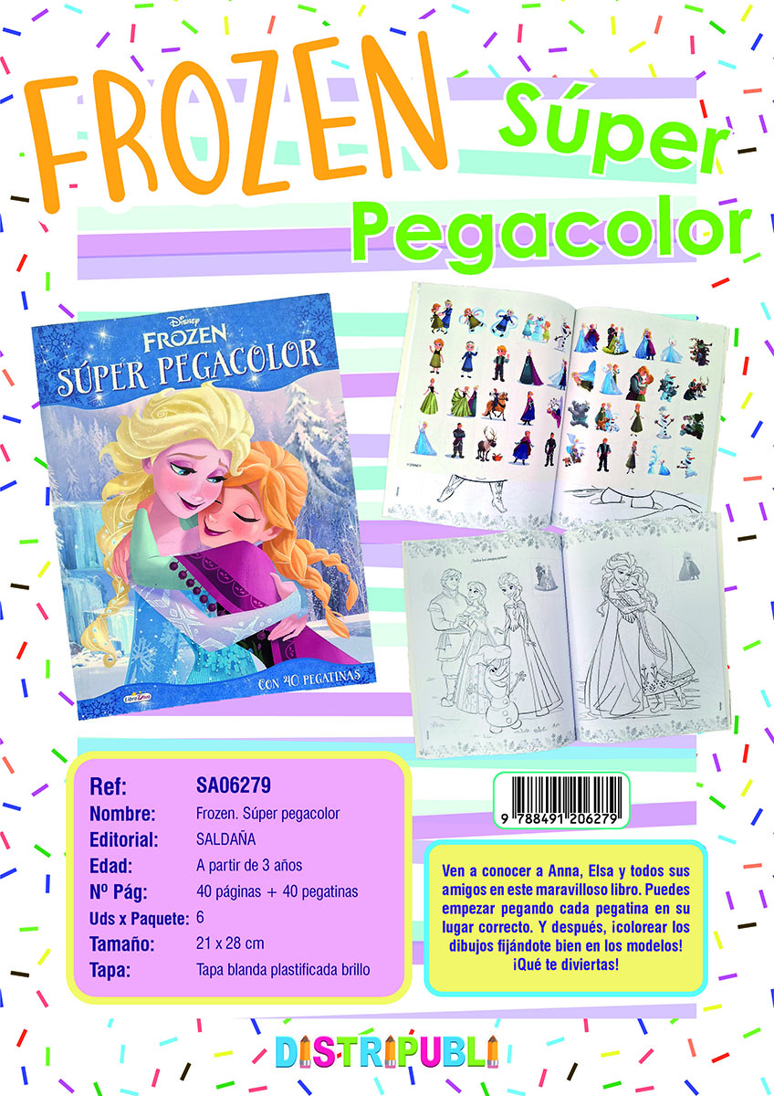 IN- LD0898 FROZEN SÚPER PEGACOLOR