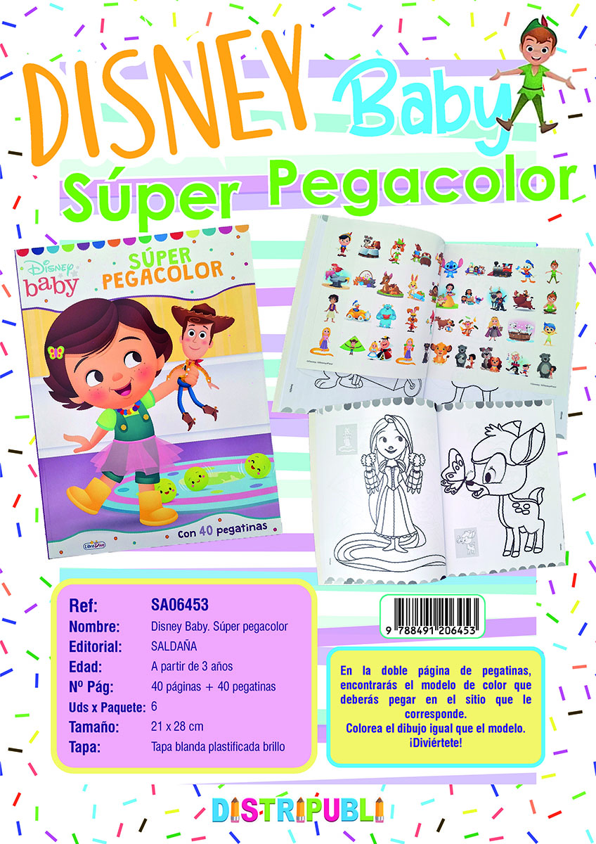 IN- LD0914 DISNEY BABY SÙPER PEGACOLOR