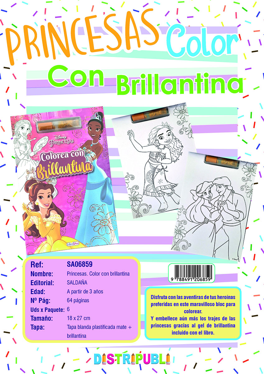 IN- CPC9OOB PRINCESAS COLOR CON BRILLANT
