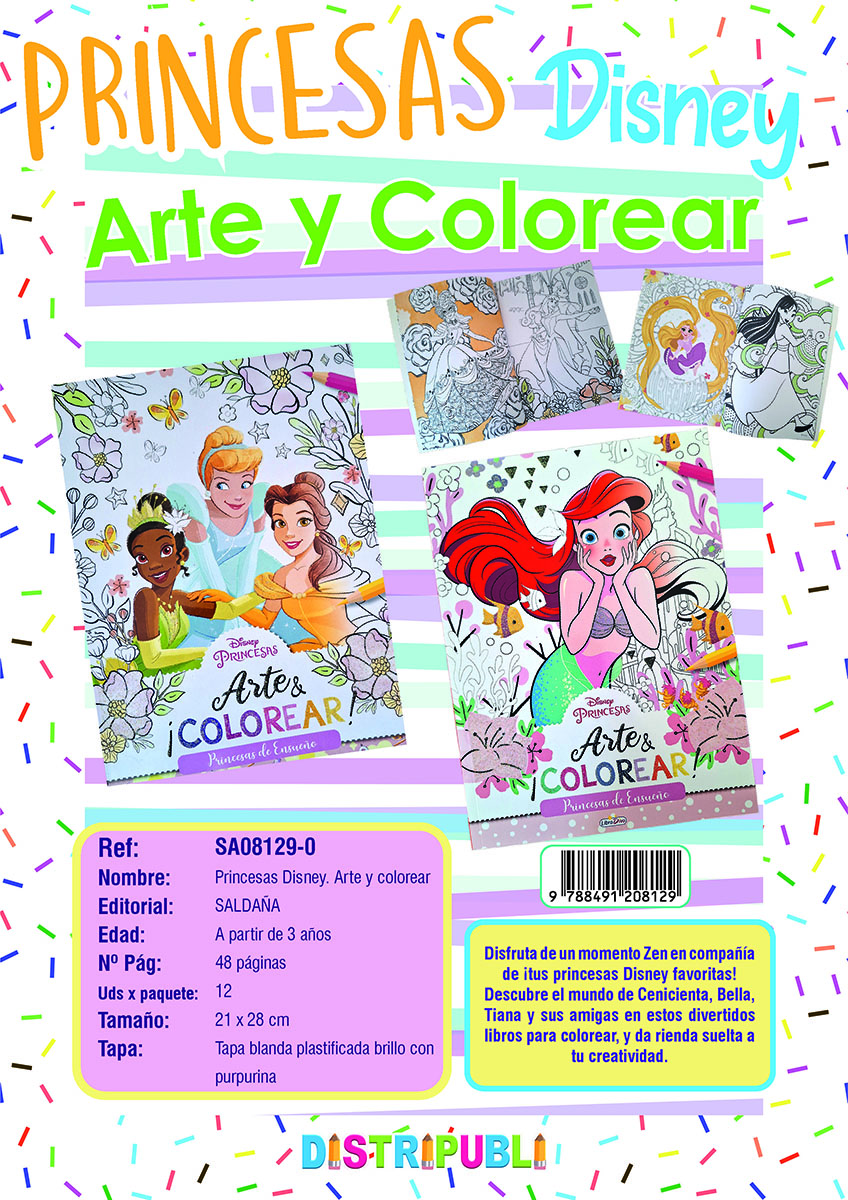 IN- LD0977 PRINCESAS DISNEY ARTE 2 TIT