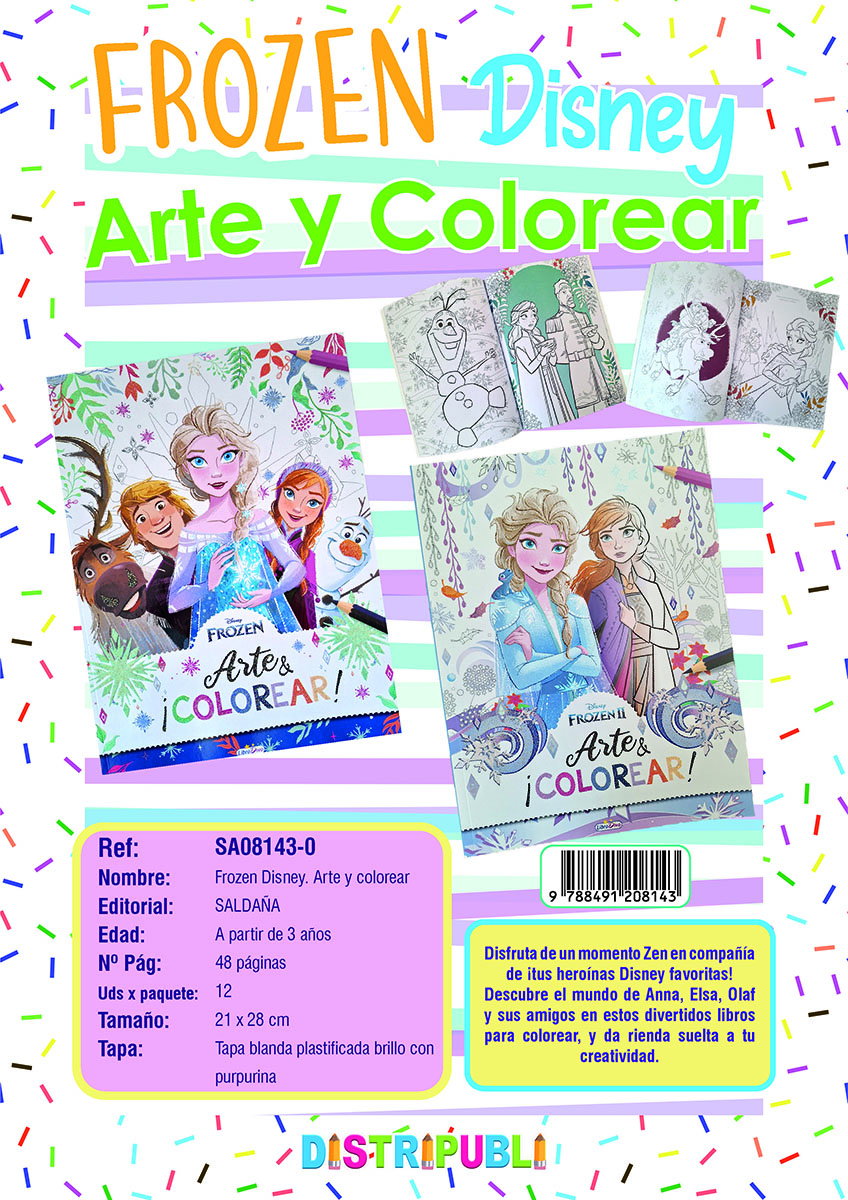IN- LD0978 FROZEN DISNEY ARTE 2 TIT